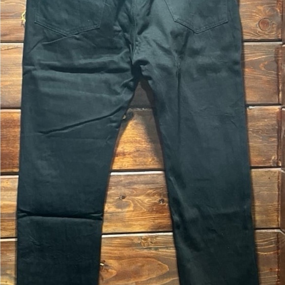 MNML Black and Yellow Crime Scene Jeans - Picture 2 of 5